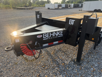New 2026 Behnke 102"x36' 20 TON Pintle Hitch Tag Trailer *HYD DOVE TAIL*