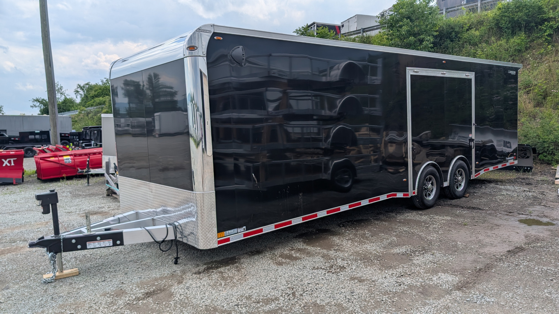 New 2026 Legend 8.5 x 28 HD Trail Master Enclosed Race Car Hauler w/ Ramp Door (14K GVW)