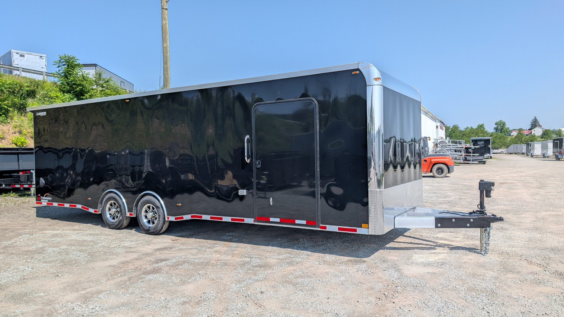 New 2026 Legend 8.5 x 28 HD Trail Master Enclosed Race Car Hauler w/ Ramp Door (14K GVW)