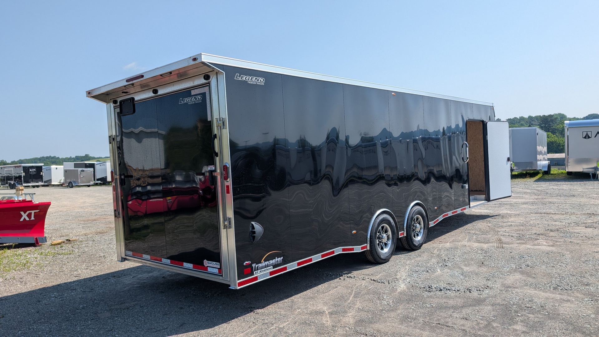 New 2026 Legend 8.5 x 28 HD Trail Master Enclosed Race Car Hauler w/ Ramp Door (14K GVW)