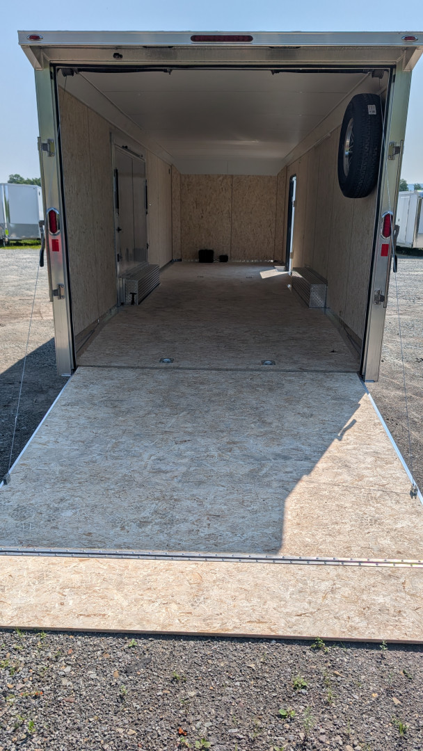 New 2026 Legend 8.5 x 28 HD Trail Master Enclosed Race Car Hauler w/ Ramp Door (14K GVW)