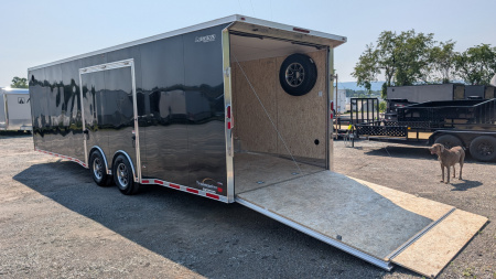 New 2026 Legend 8.5 x 28 HD Trail Master Enclosed Race Car Hauler w/ Ramp Door (14K GVW)