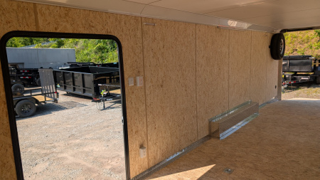 New 2026 Legend 8.5 x 28 HD Trail Master Enclosed Race Car Hauler w/ Ramp Door (14K GVW)