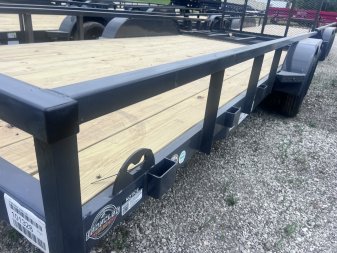 New 2026 IRON BULL 83X18 UTILITY TRAILER W/TANDEM AXLES AND 2 BRAKES