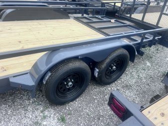 New 2026 IRON BULL 83X18 UTILITY TRAILER W/TANDEM AXLES AND 2 BRAKES