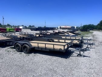 New 2026 IRON BULL 83X18 UTILITY TRAILER W/TANDEM AXLES AND 2 BRAKES