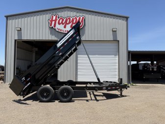 2026 PJ 83"x14' BP Tandem Axle Low Pro Telescopic Dump w/ 24" Sides – DT
