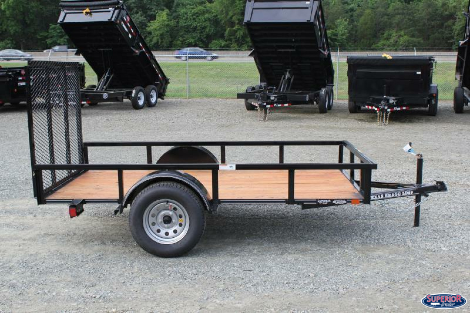 New 2025 TEXAS BRAGG TRAILERS 5x10LD w/ Gate Utility Trailer