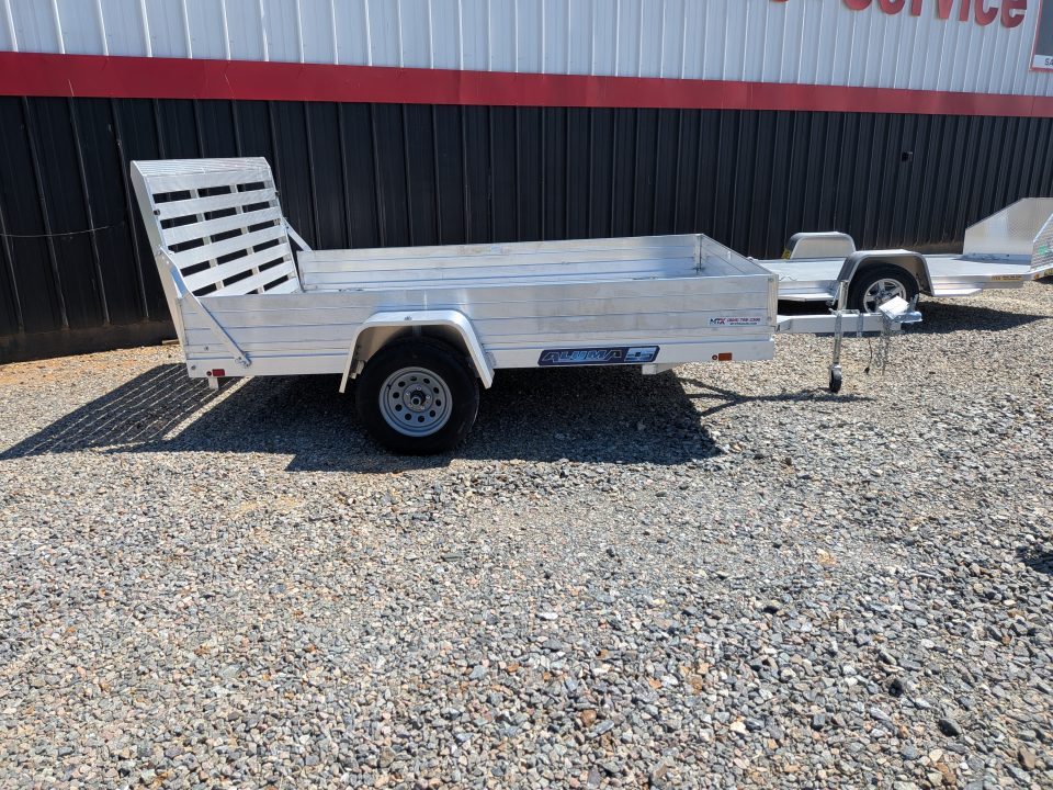 New 2026 Aluma 7810ES Rail Kit and Gate Utility Trailer
