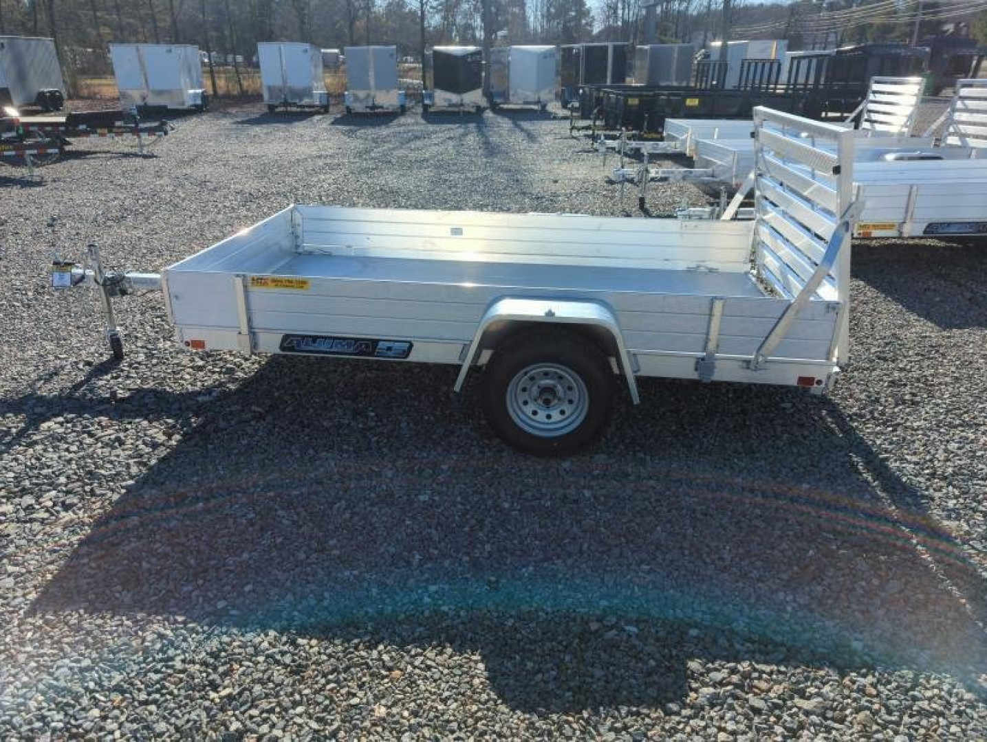 New 2026 Aluma 6310 w/ 12" Solid Sides Utility Trailer