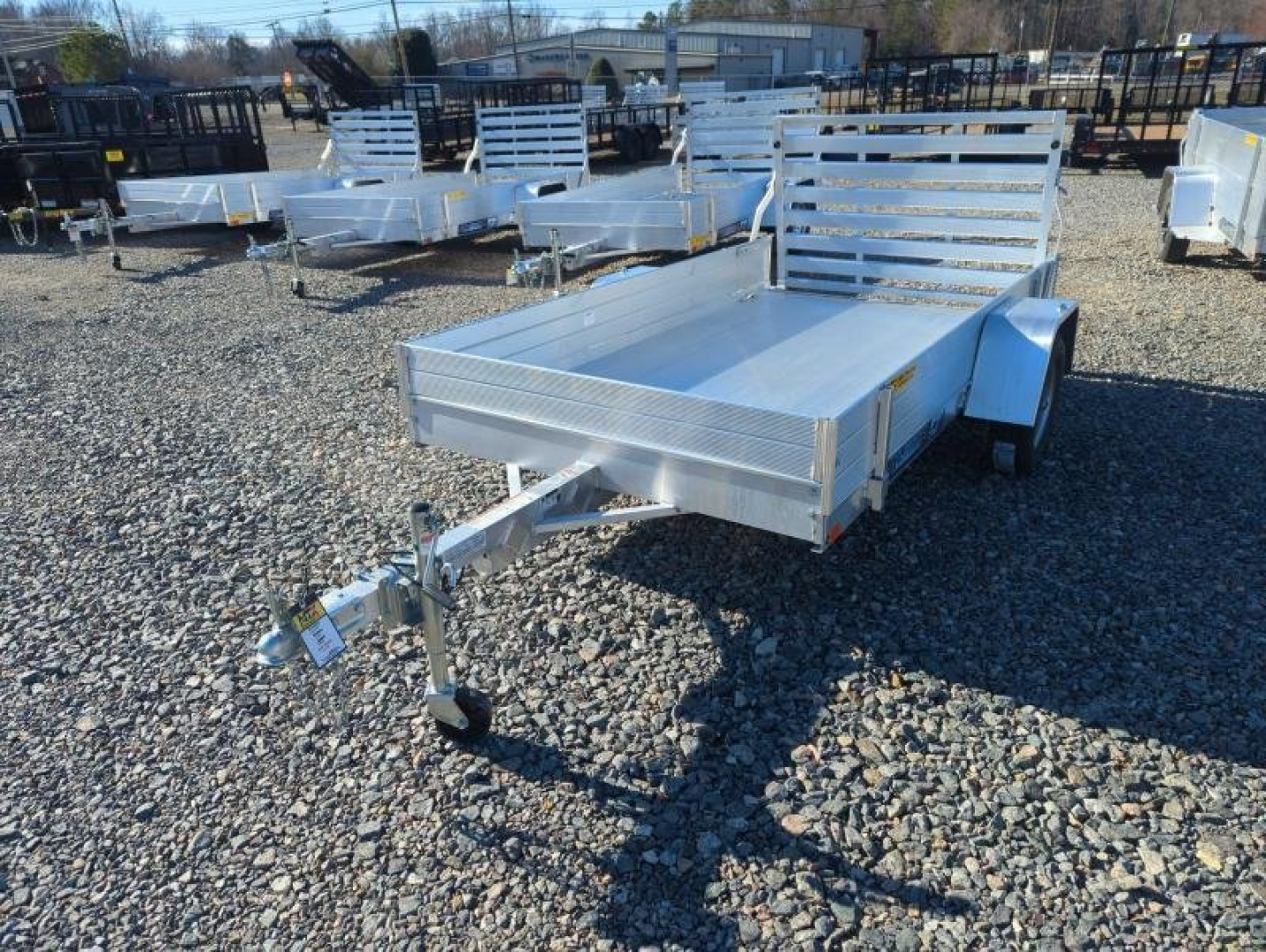 New 2026 Aluma 6310 w/ 12" Solid Sides Utility Trailer