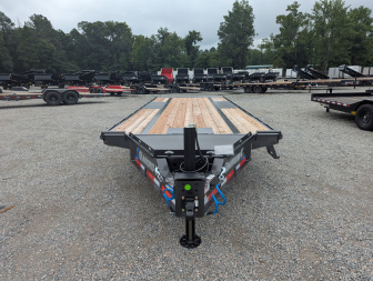 New 2025 Diamond C 22' DET Deckover Tilt Trailer 18000 GVWR