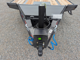 New 2025 Diamond C 22' DET Deckover Tilt Trailer 18000 GVWR