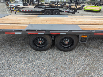 New 2025 Diamond C 22' DET Deckover Tilt Trailer 18000 GVWR