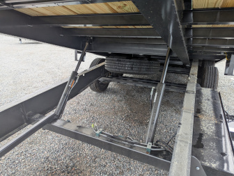 New 2025 Diamond C 22' DET Deckover Tilt Trailer 18000 GVWR