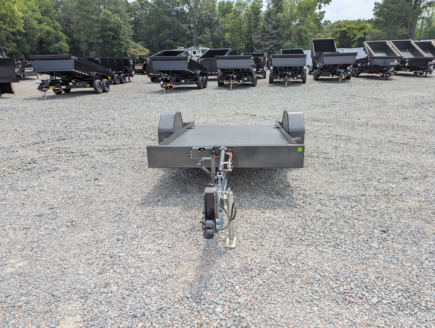 New 2025 Diamond C DSA 107 6x12 Tilt Trailer 7000 GVWR