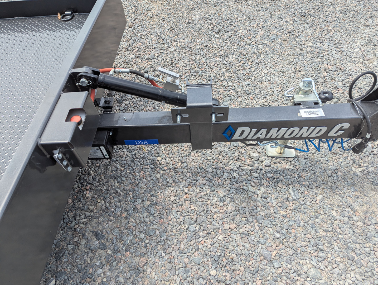 New 2025 Diamond C DSA 107 6x12 Tilt Trailer 7000 GVWR