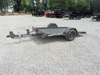 New 2025 Diamond C DSA 107 6x12 Tilt Trailer 7000 GVWR