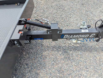 New 2025 Diamond C DSA 107 6x12 Tilt Trailer 7000 GVWR