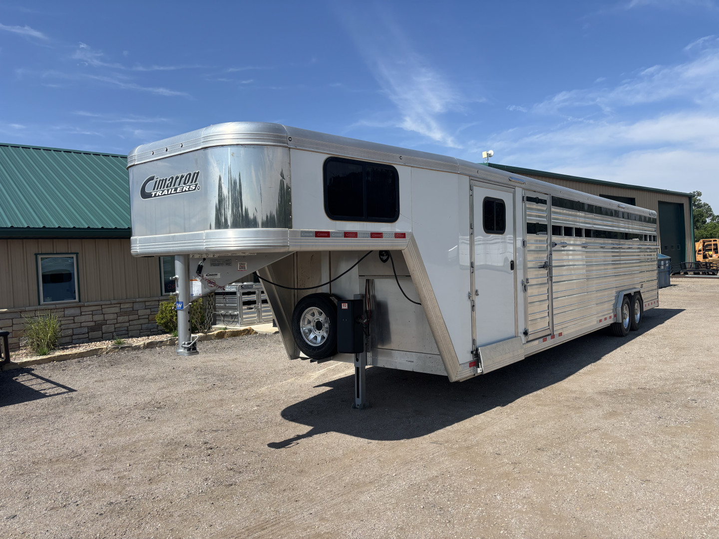 Used 2024 Cimarron Trailers Stock / Stock Combo Trailer