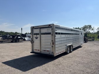 Used 2024 Cimarron Trailers Stock / Stock Combo Trailer