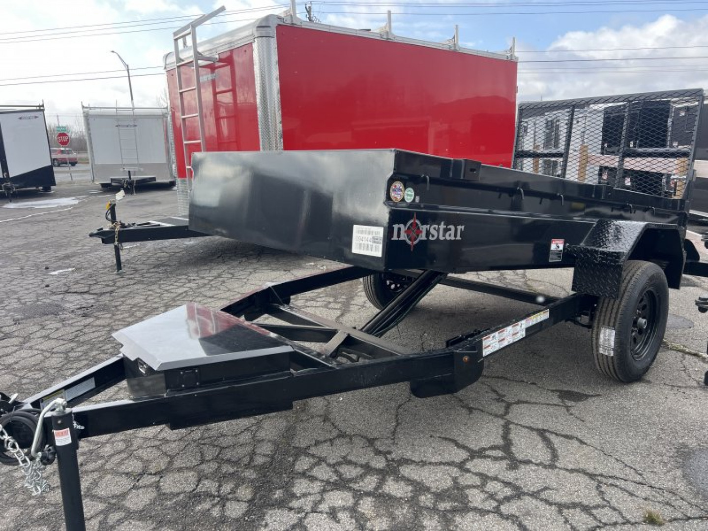 New 2025 Iron Bull 2025 Iron Bull 60x10 SA Utility Dump 2990 GVW Dump Trailer