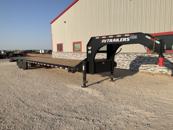 *USED* 2024 PJ 102"x40' GN Flatbed Trailer- LD