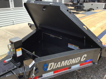 New 2025 Diamond C 102"x24' BP HD Deckover Tilt Trailer - DET207