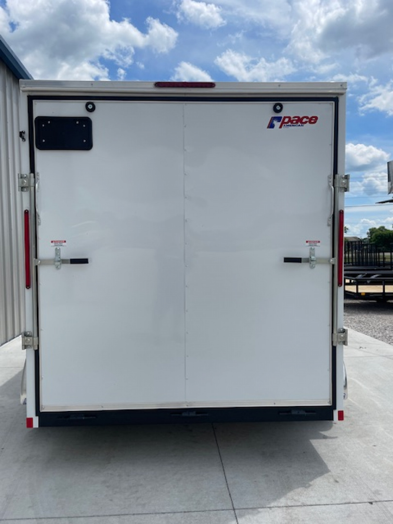 New 2026 PACE AMERICAN OUTBACK DLX 7X12 ENCLOSED/CARGO TRAILER W/7' INTERIOR HEIGHT, (2)3500LB TANDEM AXLES