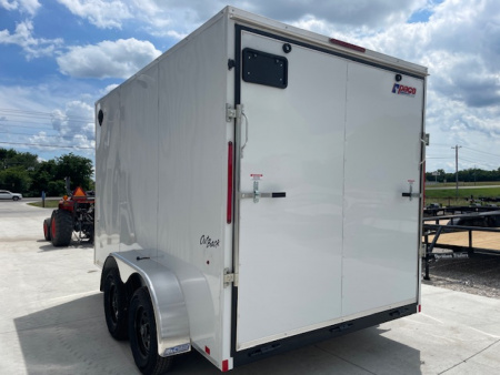 New 2026 PACE AMERICAN OUTBACK DLX 7X12 ENCLOSED/CARGO TRAILER W/7' INTERIOR HEIGHT, (2)3500LB TANDEM AXLES