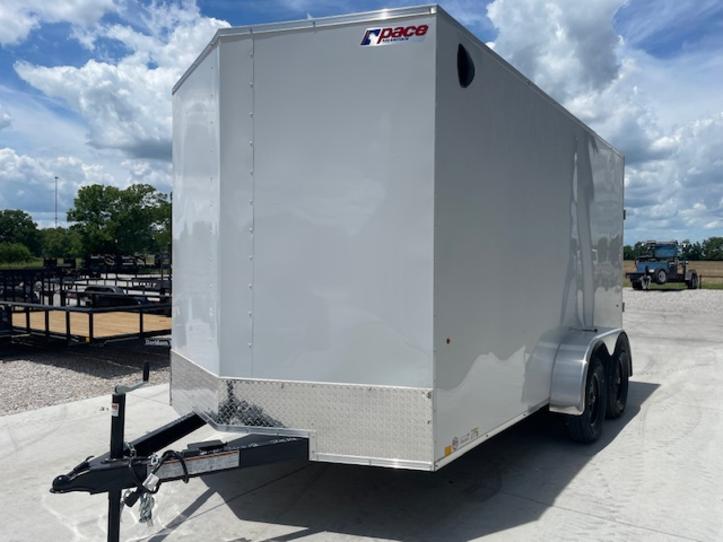 New 2026 PACE AMERICAN OUTBACK DLX 7X14 ENCLOSED/CARGO TRAILER W/ 7' INTERIOR HEIGHT, (2) 3500LB TANDEM AXLES
