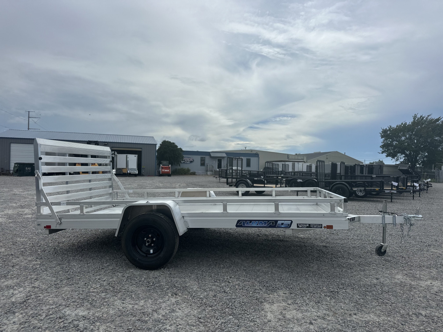 New 2026 Aluma 7812ES-A Utility Trailer