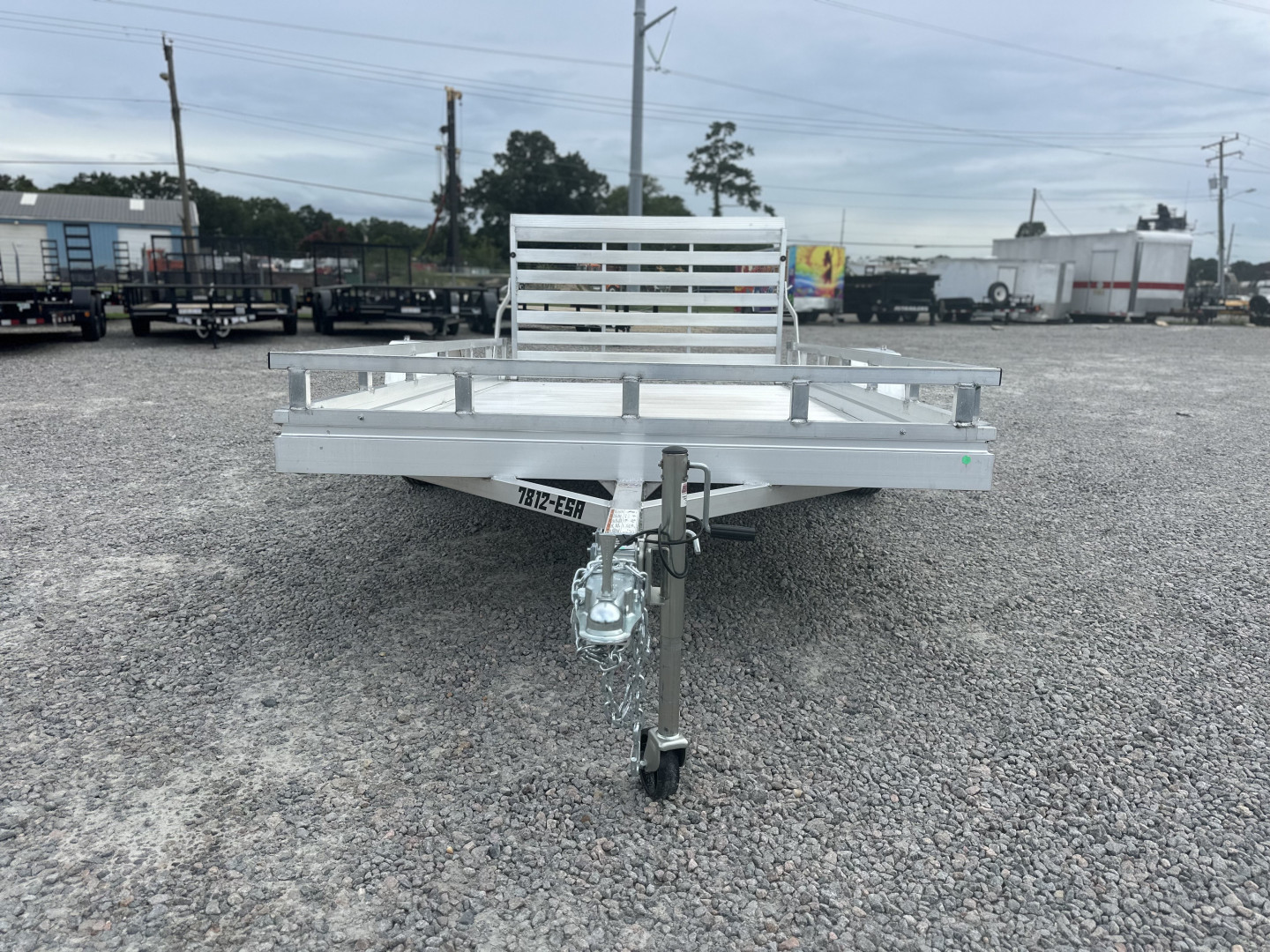 New 2026 Aluma 7812ES-A Utility Trailer