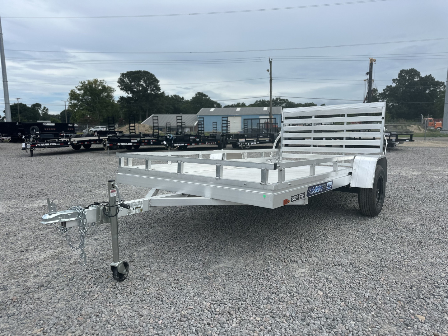 New 2026 Aluma 7812ES-A Utility Trailer