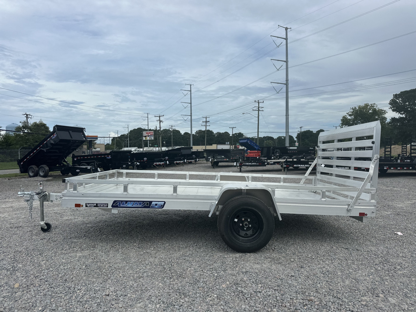 New 2026 Aluma 7812ES-A Utility Trailer