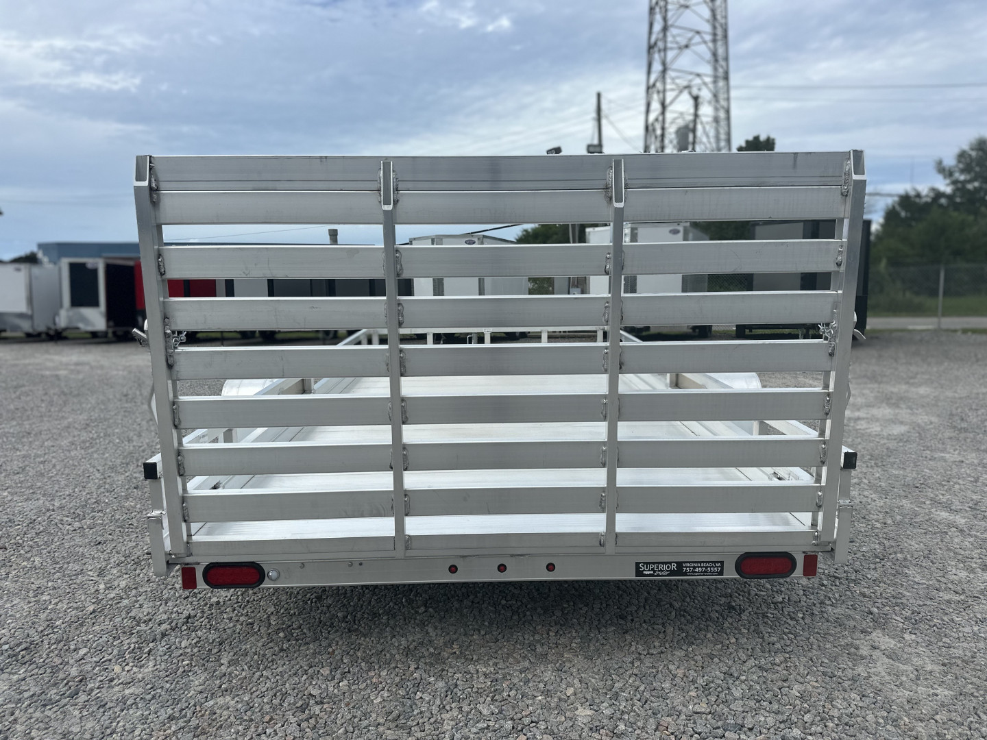 New 2026 Aluma 7812ES-A Utility Trailer