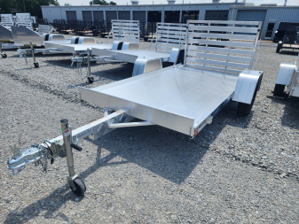 New 2026 ALUMA 6310 w/ 12  Solid Sides Utility Trailer