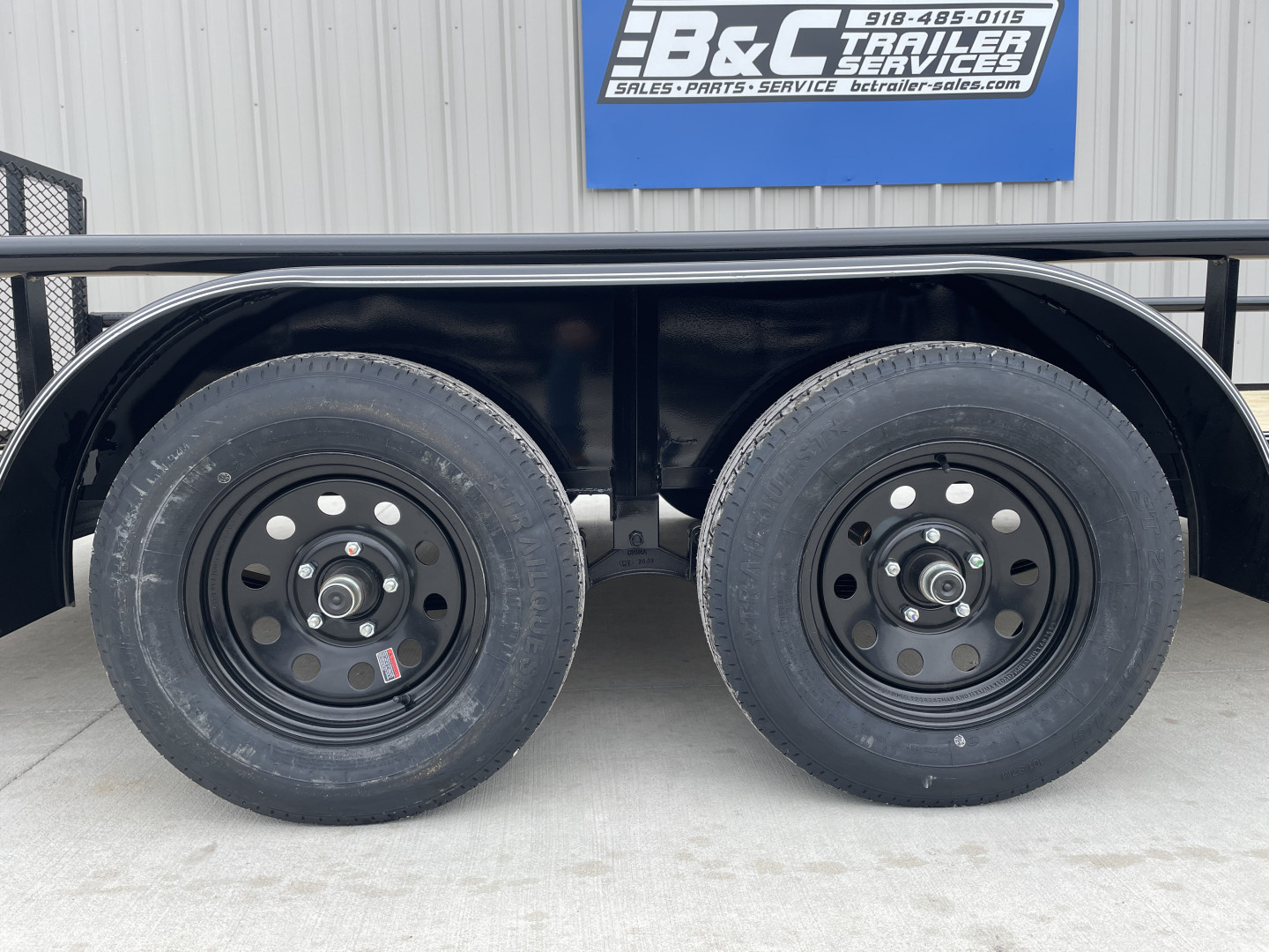 New 2025 DAVIDSON 83X16 PIPE TOP (2) TANDEM AXLE UTILITY TRAILER W/ 36" GATE AND DOVE TAIL