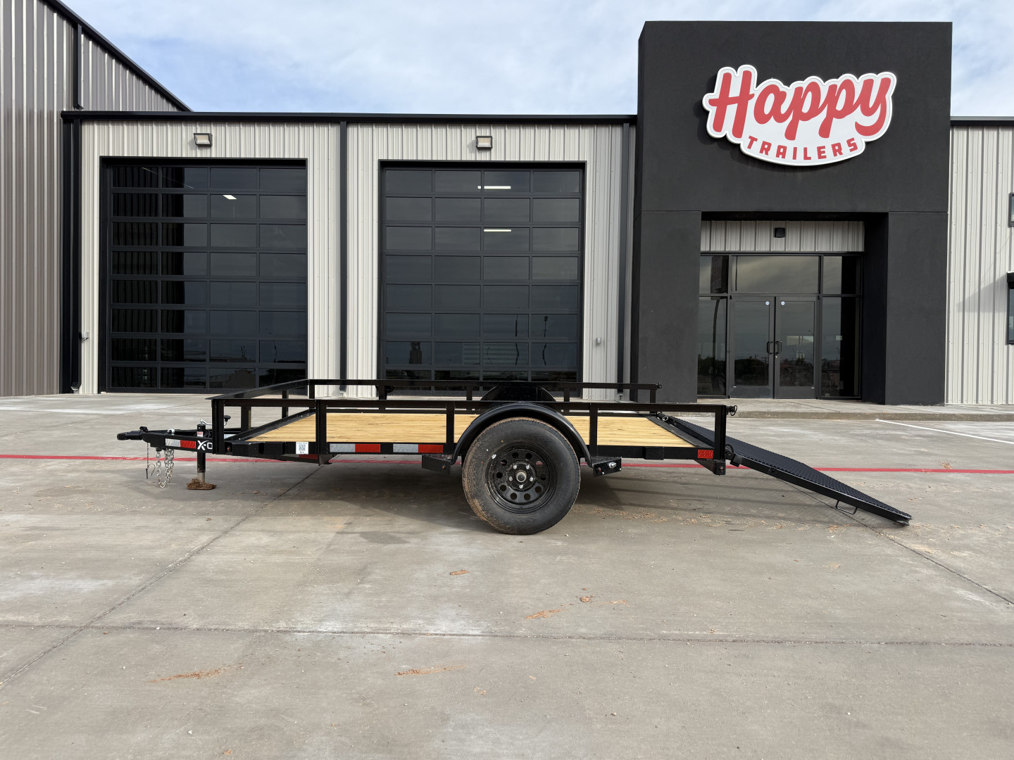 New 2025 X-On 77"x10' Single Axle Utility Trailer - U2