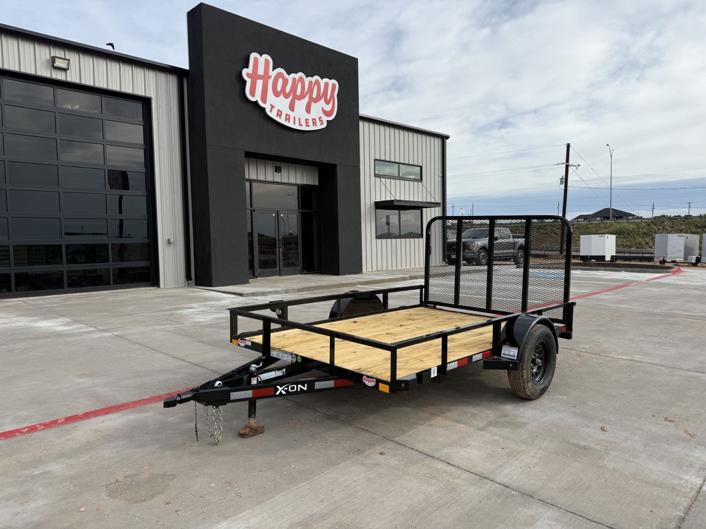 New 2025 X-On 77"x10' Single Axle Utility Trailer - U2