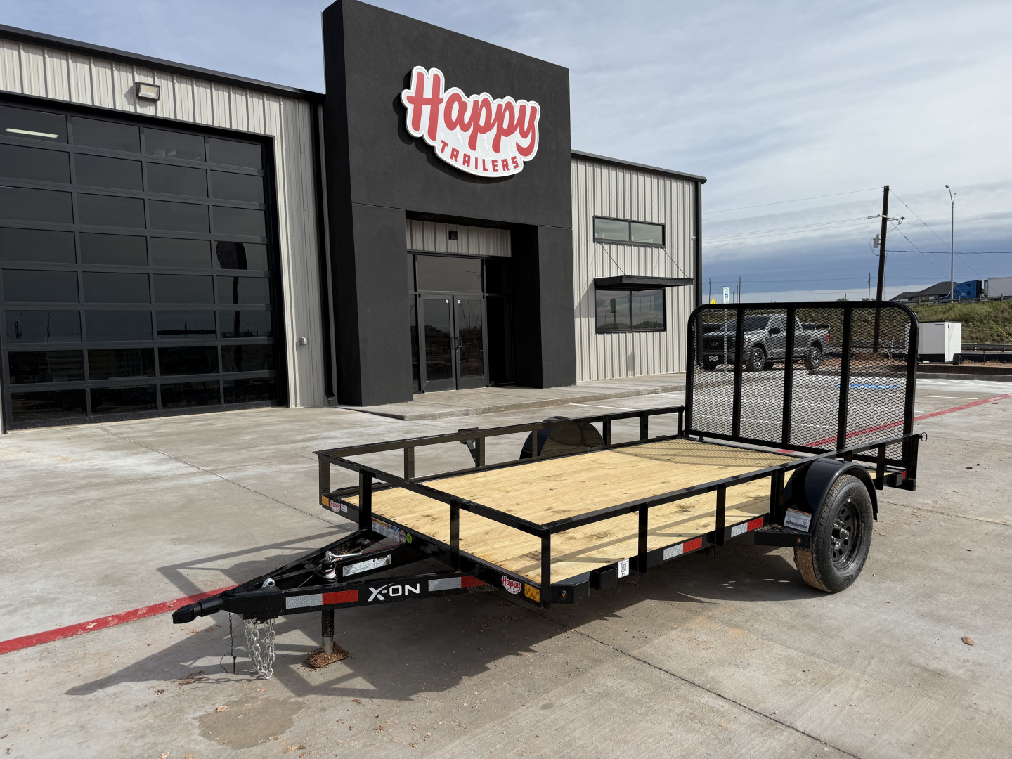 New 2025 X-On 77"x12' Single Axle Utility Trailer - U2