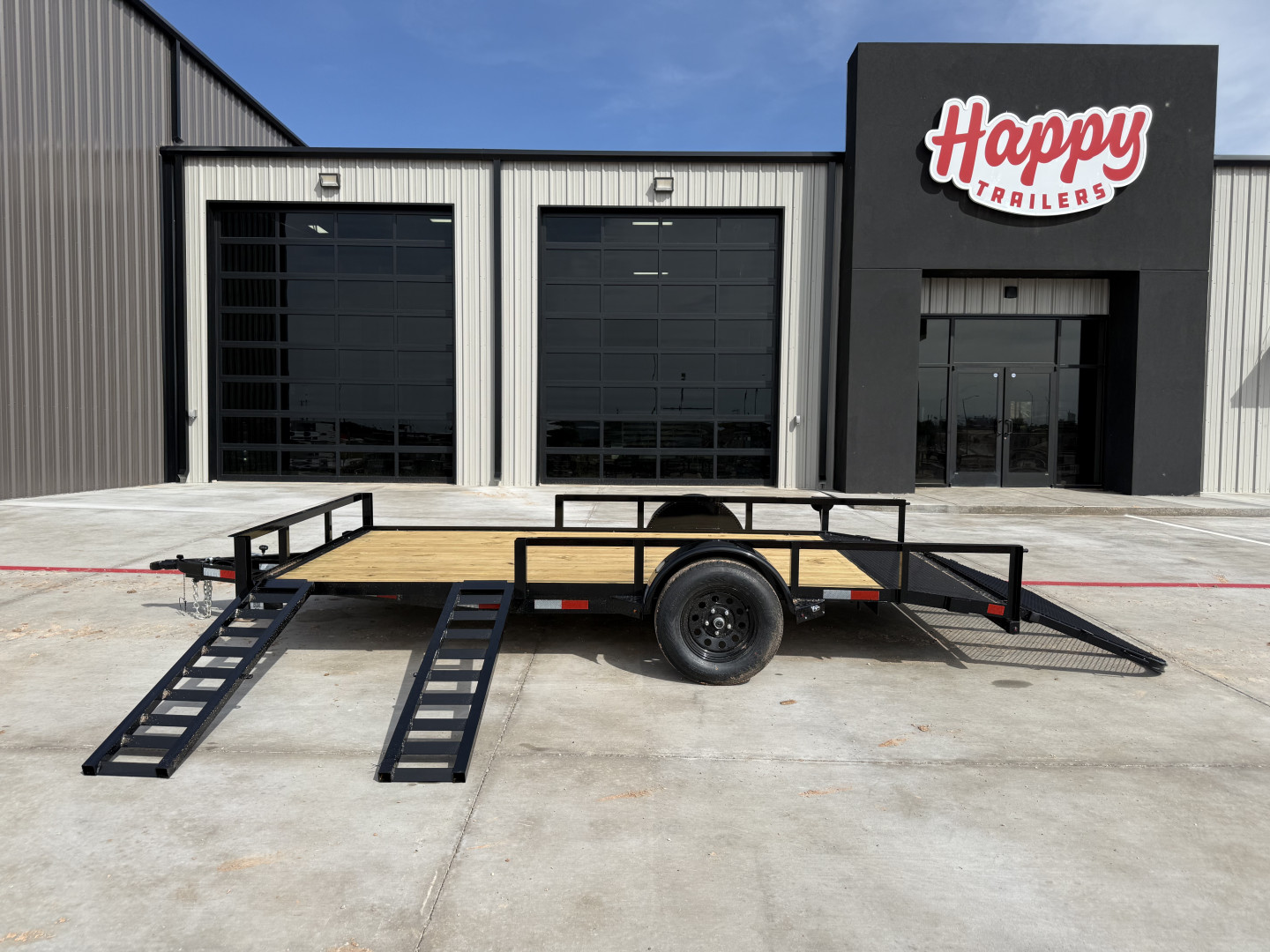 New 2025 X-On 83"x14' Single Axle Utility Trailer - U3