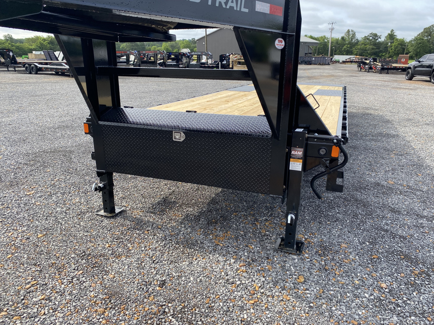 New 2025 Load Trail 102" x 28' 14k Gooseneck Deckover Tilt Trailer