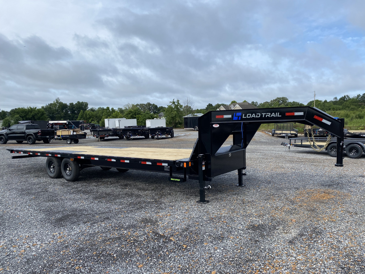New 2025 Load Trail 102" x 28' 14k Gooseneck Deckover Tilt Trailer