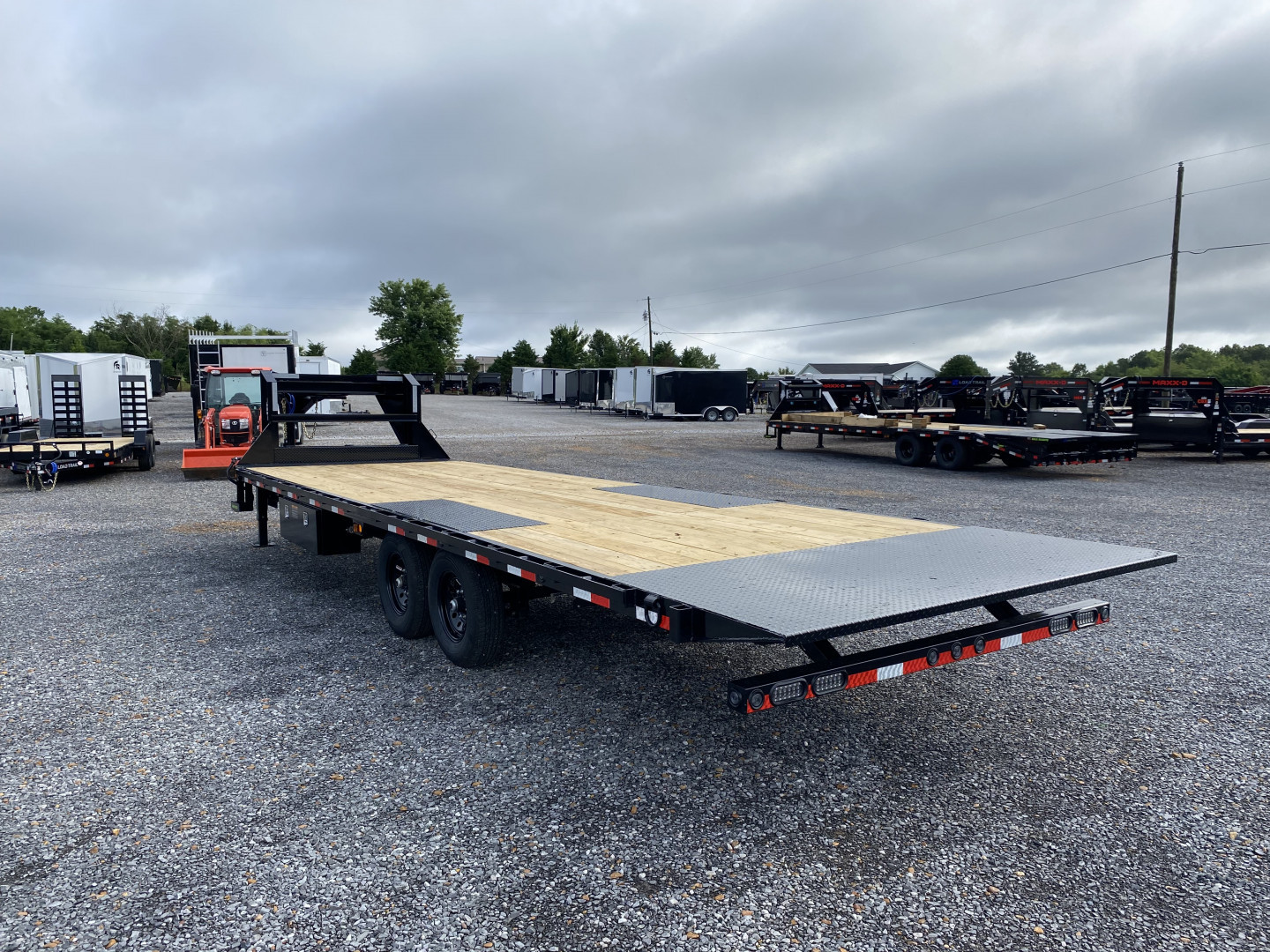 New 2025 Load Trail 102" x 28' 14k Gooseneck Deckover Tilt Trailer