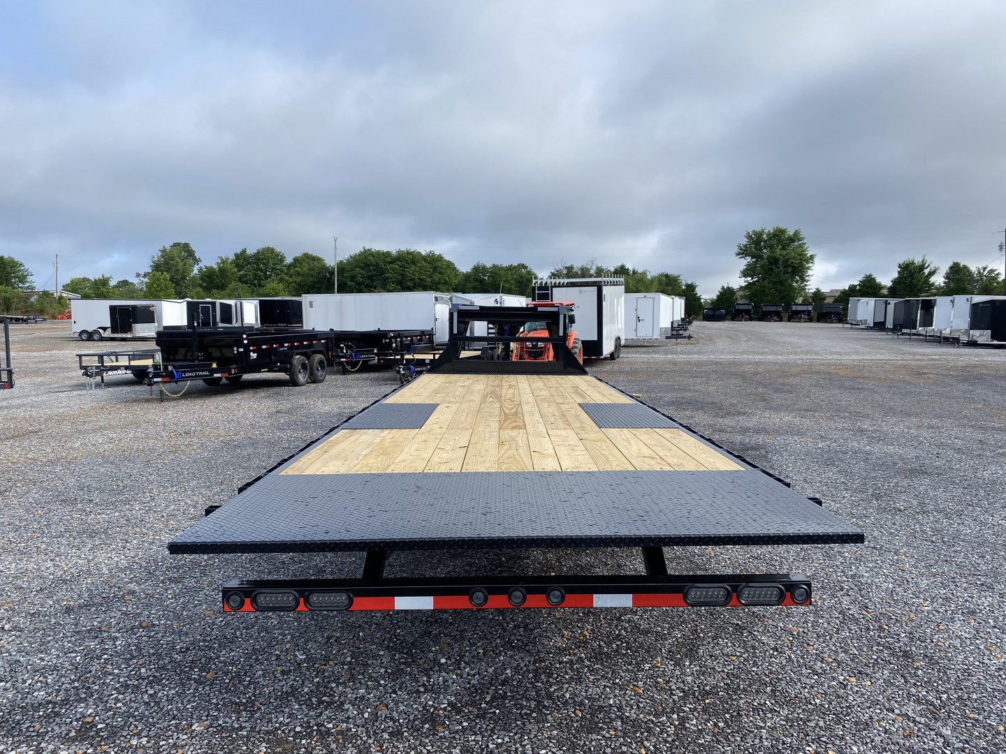 New 2025 Load Trail 102" x 28' 14k Gooseneck Deckover Tilt Trailer