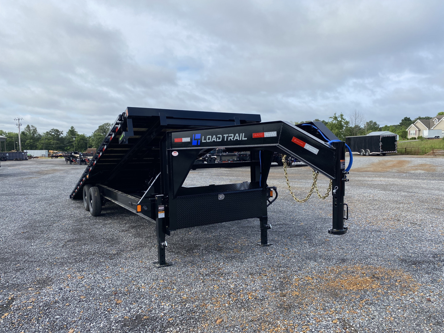 New 2025 Load Trail 102" x 28' 14k Gooseneck Deckover Tilt Trailer