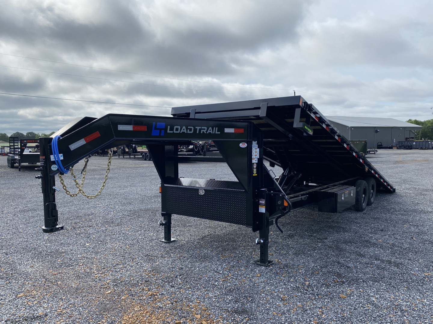 New 2025 Load Trail 102" x 28' 14k Gooseneck Deckover Tilt Trailer