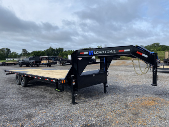New 2025 Load Trail 102" x 28' 14k Gooseneck Deckover Tilt Trailer