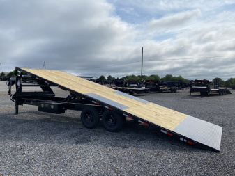 New 2025 Load Trail 102" x 28' 14k Gooseneck Deckover Tilt Trailer